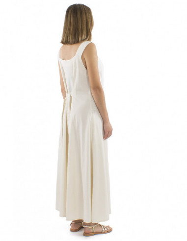 Elegant long dress 100% cotton