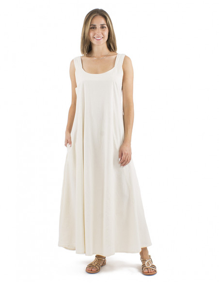 Robe longue coton bohème chic