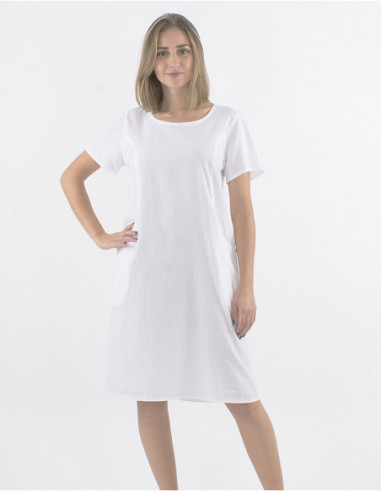 Robe classique bohème chic coton