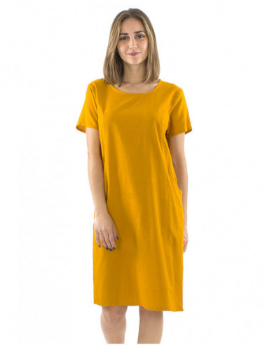 Robe classique bohème chic coton