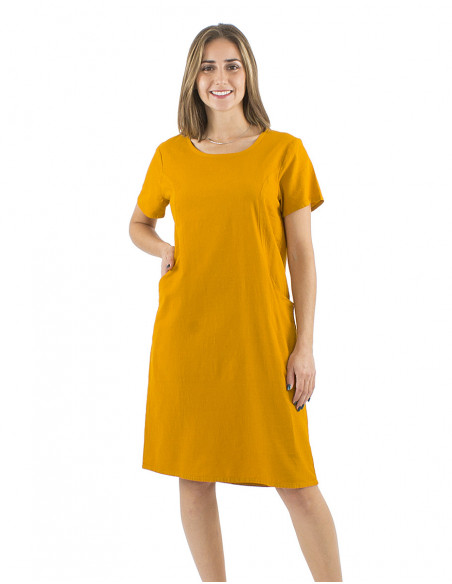 Robe classique bohème chic coton