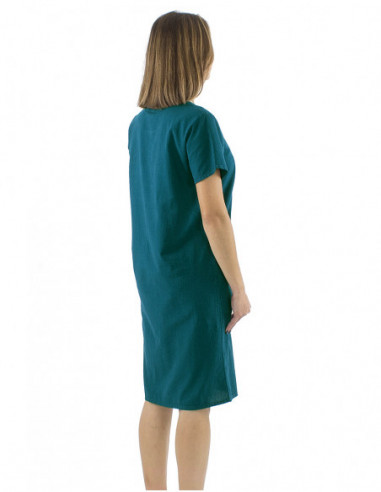 Classic mid-length dress cotton