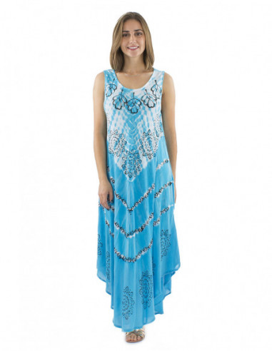 Robe de plage tie and dye