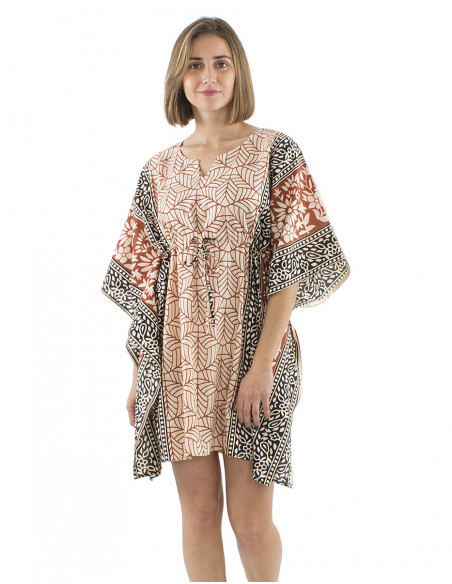 Short kaftan dress ethnic style