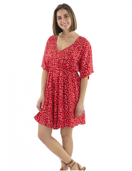 Robe courte chic évasée