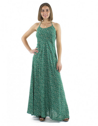 Chic long backless dress