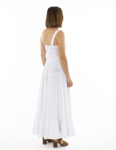 Romantic long dress 100% cotton