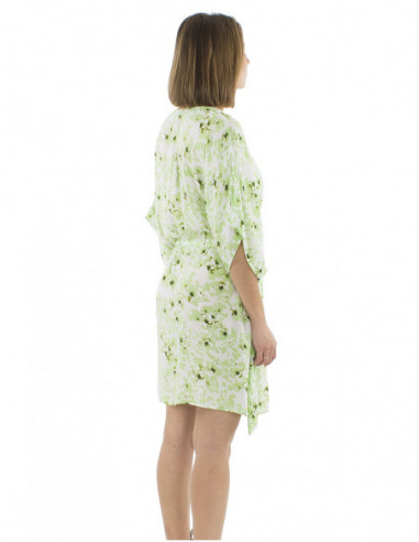 Robe courte coupe kaftan
