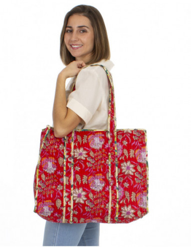 Quilted boho bag