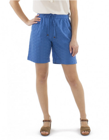 Short bohème chic brodé