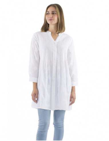 100% cotton boho chic tunic