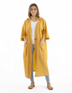 Long oversized jacket with...