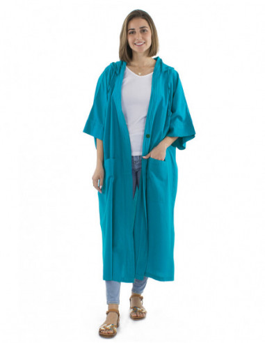 Veste oversize coton bohème chic