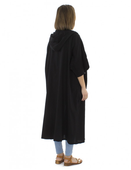 Veste oversize coton bohème chic