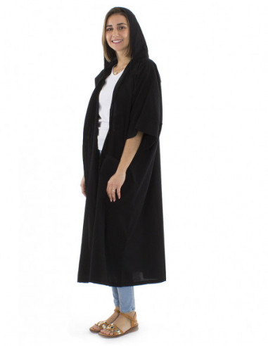 Veste oversize coton bohème chic