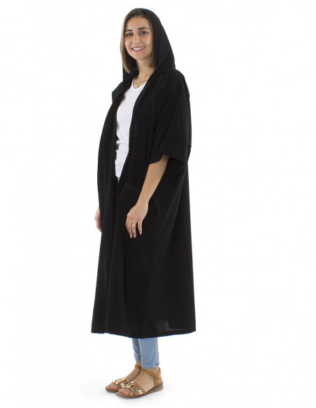 Veste oversize coton bohème chic