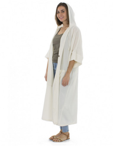 Veste oversize coton bohème chic