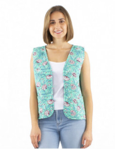 Veste matelassée bohème coton