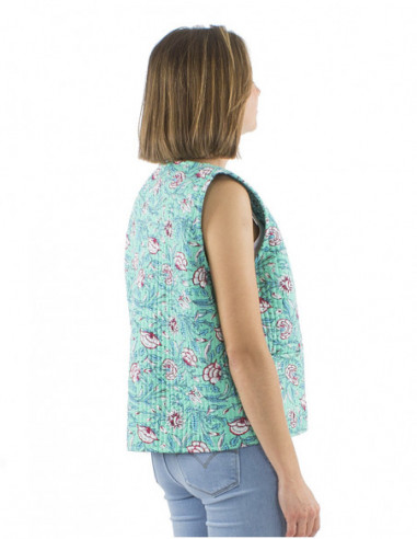 Veste matelassée bohème coton