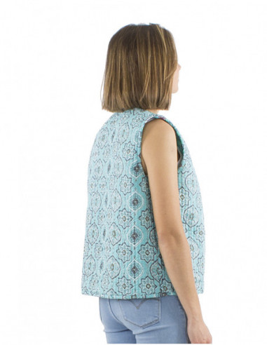 Veste matelassée bohème coton