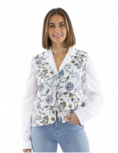 Veste matelassée bohème coton 2