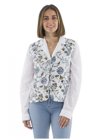Veste matelassée bohème coton