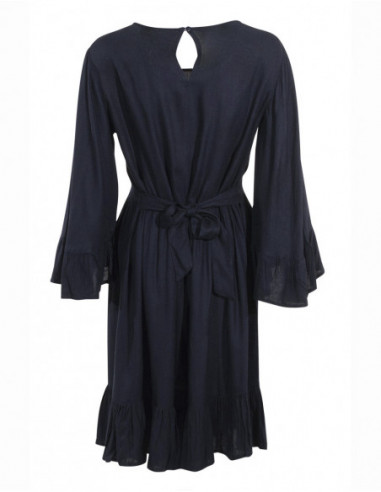 Flamenco embroidered and ruffled dress