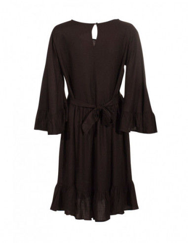 Robe brodée et à volants type flamenco