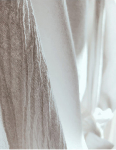 Bohemian wrap top plain fabric