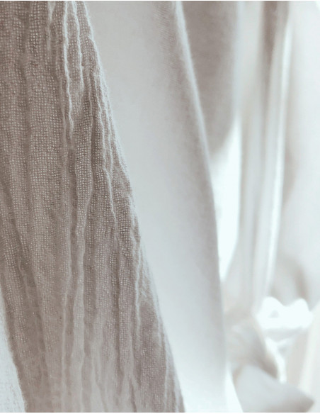 Bohemian wrap top plain fabric