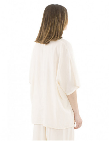 Ethnic blouse batwing sleeves