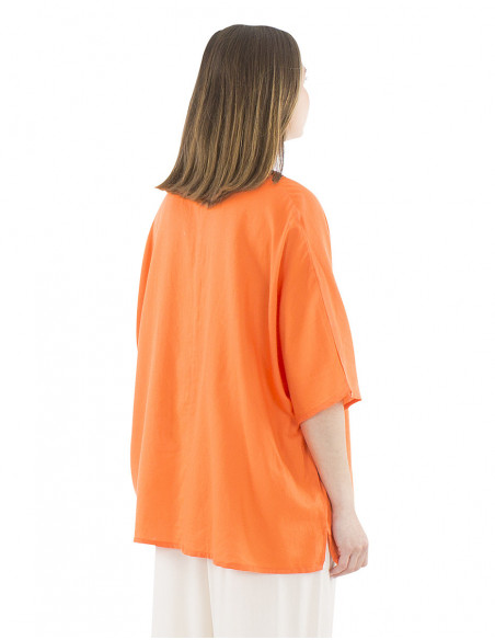 Ethnic blouse batwing sleeves