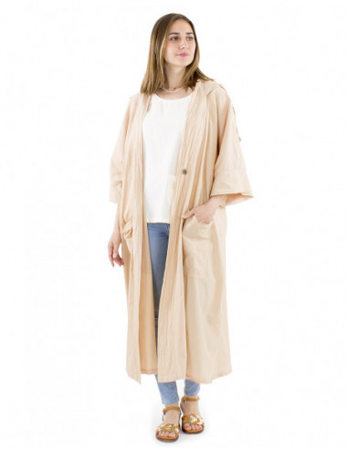 Veste oversize coton bohème chic