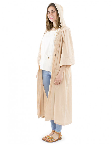 Veste oversize coton bohème chic