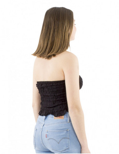 Top bustier élastique, smock