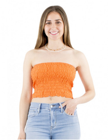 Top bustier élastique, smock