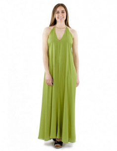 Long boho chic backless dress