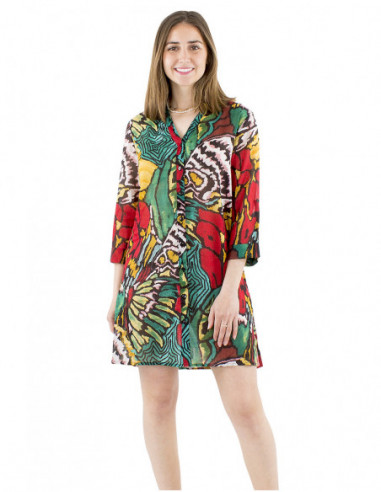 Original tunic dress cotton fabric