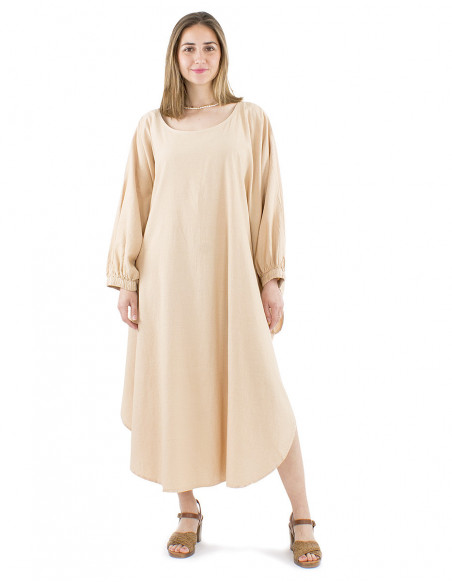 Robe oversize coton boho chic