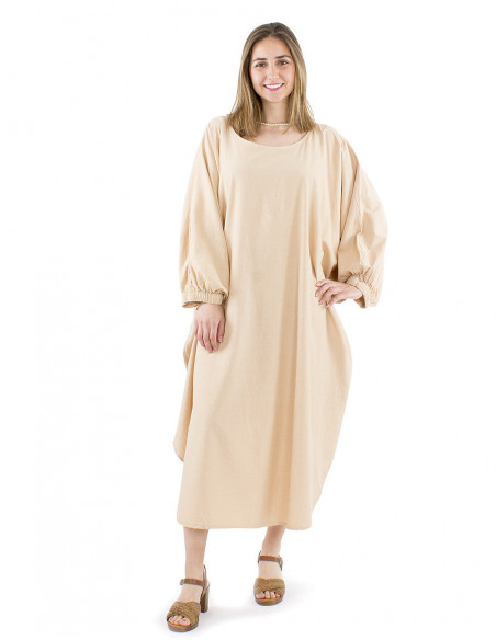 Robe oversize coton boho chic