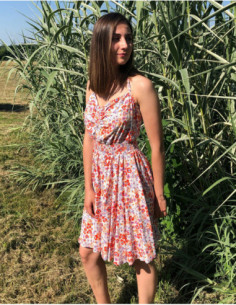 Robe courte dos-nu romantique