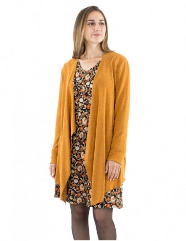 Solid coloured flowing waistcoat