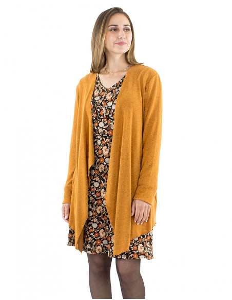 Solid coloured flowing waistcoat