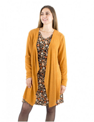 Solid coloured flowing waistcoat