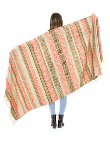 Foulard oversize style ethnique