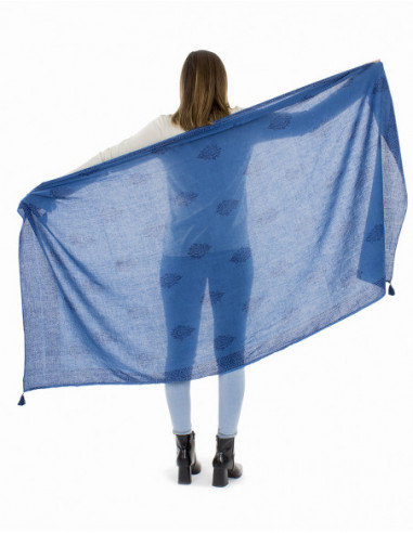 Foulard léger oversize ethnique
