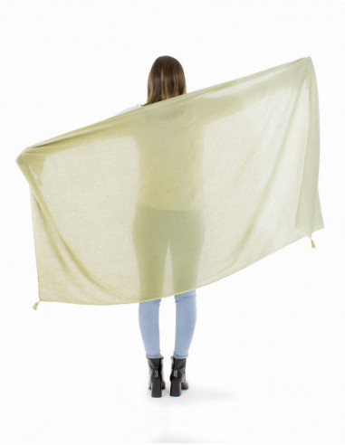 Foulard uni léger oversize