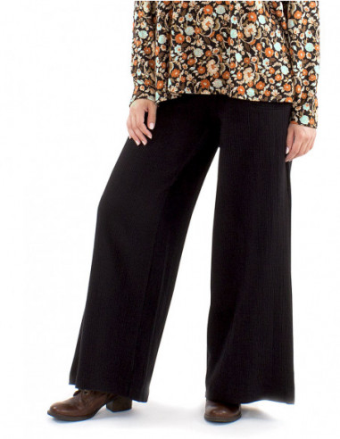 Pantalon large coton style 70's
