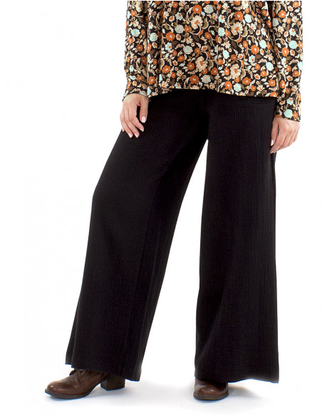 70s style wide cotton pants