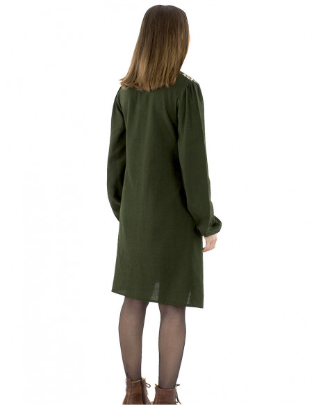 Robe courte boléro à motif